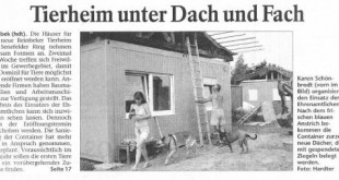 Bergedorfer Zeitung: Tierheim unter Dach und Fach